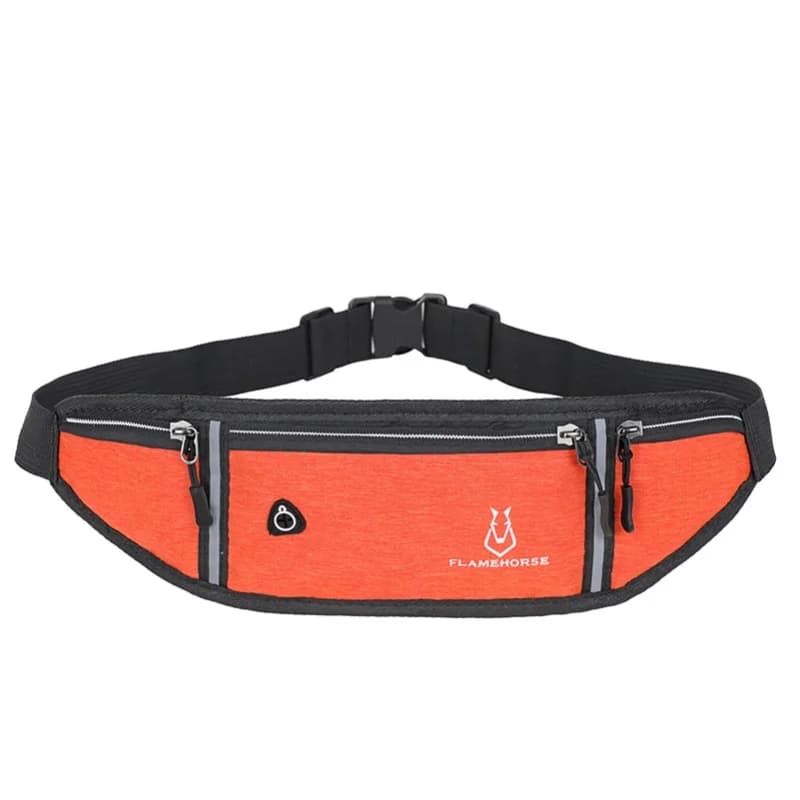 Sports Waist Bag For Men Women Phone Holder Belt With Headphone Hole Waterproof Running Pouch Adjustable Waist Packs For Gym