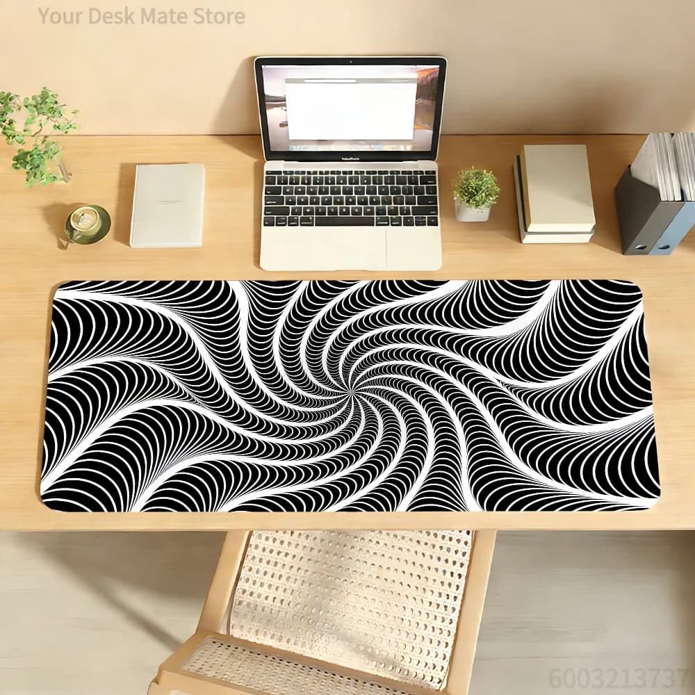 Abstract Art Mouse Pad Non-slip Locking Edge DeskMat PC Laptop Accessories Rubber Office Keyboard Large Game X carpet