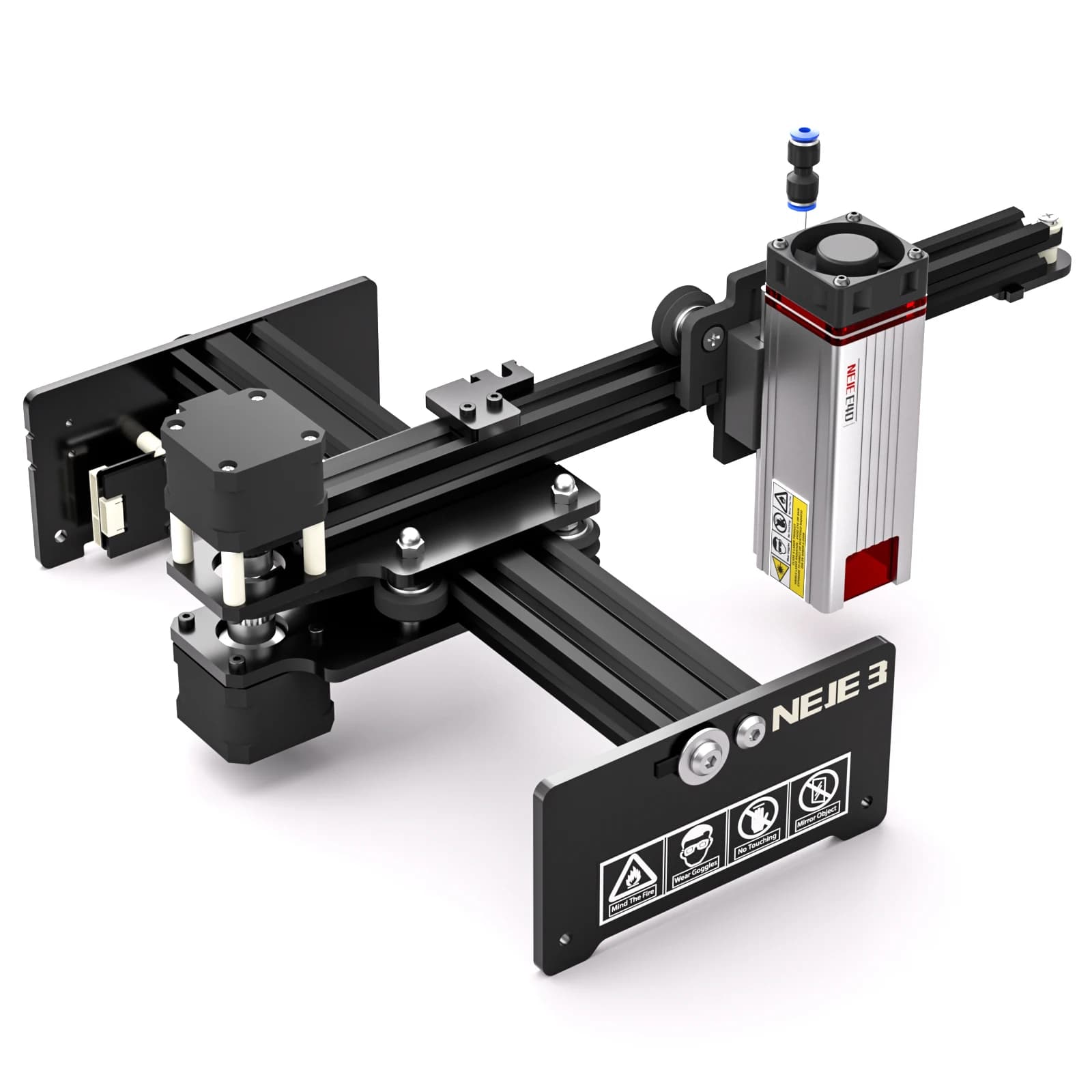 Mini Portable Desktop Granite Stone Photo Laser Engraver 5 E40 100w Pipe Marking Machine for Jewellery Metal Credit Card
