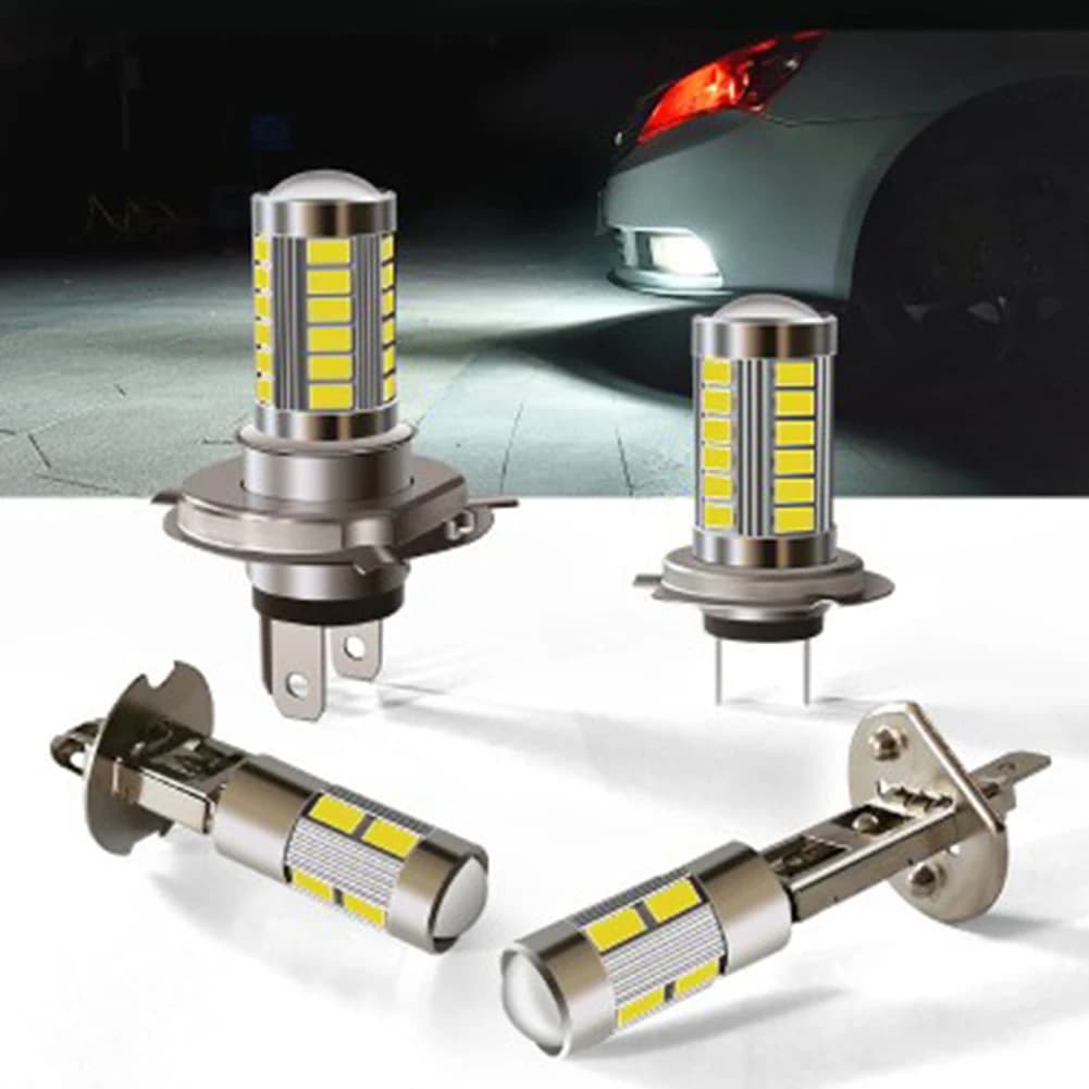 H1 H3 H4 H7 LED Faro per auto Fendinebbia Lampadine a LED 12V Auto DRL Guida Lampade da corsa Fascio alto e basso Super luminoso 6000K