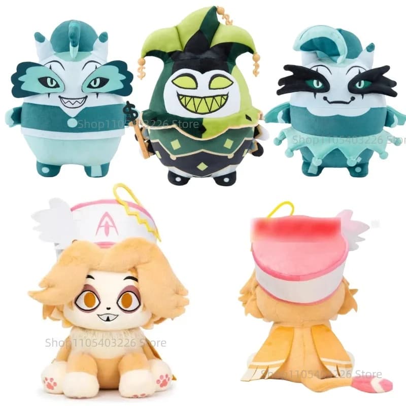 Anime Hazbin Hotel Abelmeow Plush Doll Cute Helluva Boss Stuffed Pillow Doll Anime Peripherals Toy Birthday Gifts