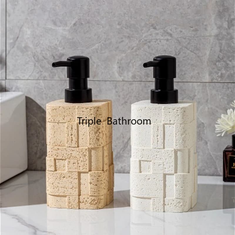 1pc Bottiglia di lozione per sabbia e ghiaia Contenitore per imballaggio liquido Accessori per il bagno Bottiglie di shampoo e gel doccia Dispenser di sapone