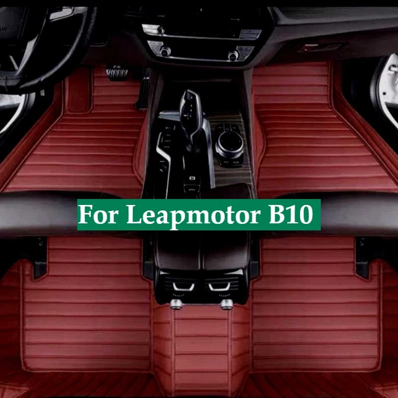 Tappetini Auto Personalizzati per Leapmotor B10 2025-2026, Tappeti in Pelle per Tutte le Stagioni, Accessori Auto alla Moda