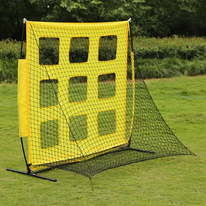 Attrezzatura multifunzionale per l'allenamento all'aperto a nove griglie per reti da tennis e tiro con la palla, miglioramento delle abilità di costruzione di squadre