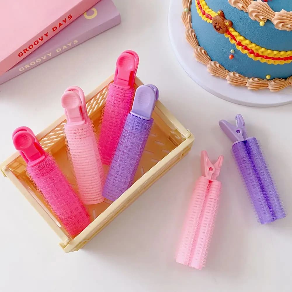 2 pezzi: Arricciacapelli Airy Bangs, fermaglio per capelli, piastra per capelli, strumento per acconciature rapide, fermaglio volumizzante per radici