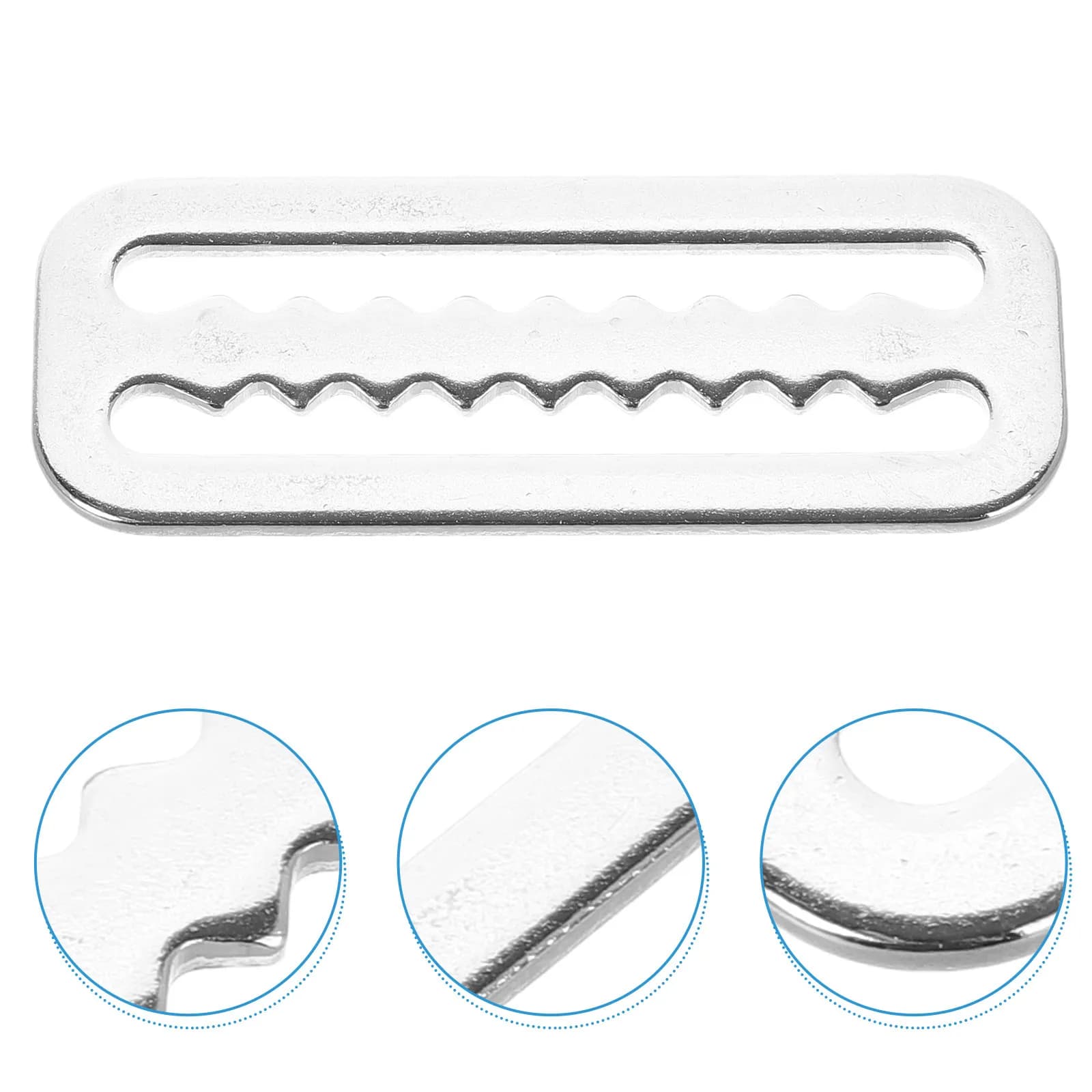 5 Pieces D-D-D-D-D-D-Stainless Steel 316 for Diving Belts, Snorkeling, Straps and Underwater Equipment