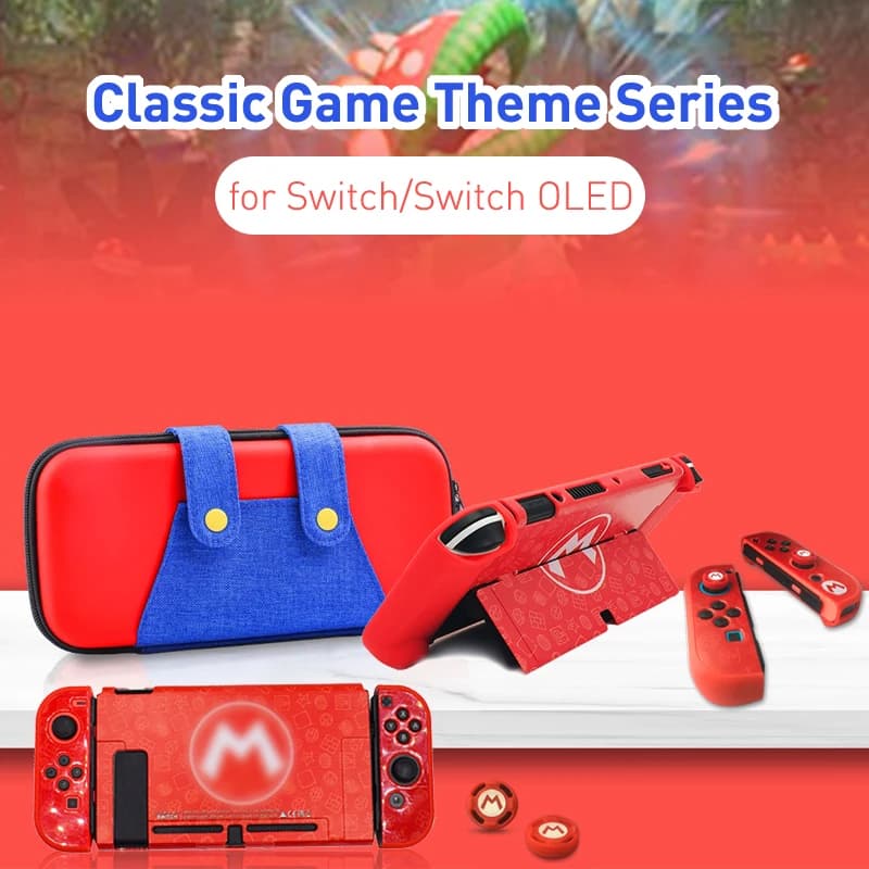 Per NS Switch Custodia OLED Custodia protettiva colorata Custodia protettiva Shell Cover per accessori di gioco NS Switch