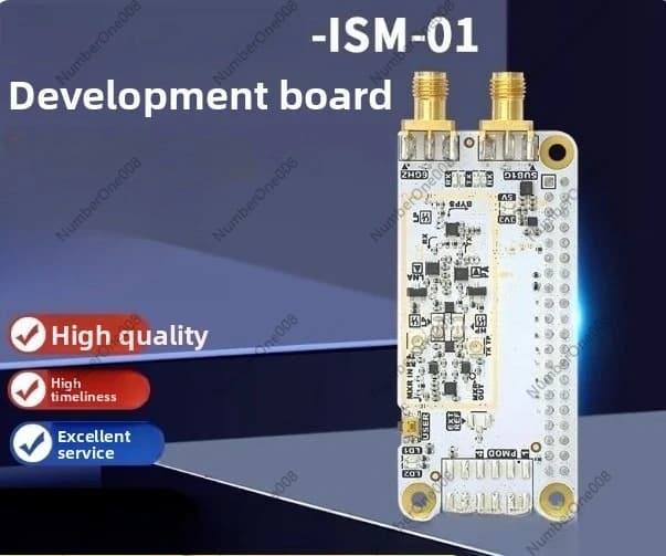 HAT SDR Open Source 6GHz per Raspberry Pi 40-pin, Dual Channel Tx/Rx 30MHz-6GHz con supporto per il toolchain FPGA IceStorm