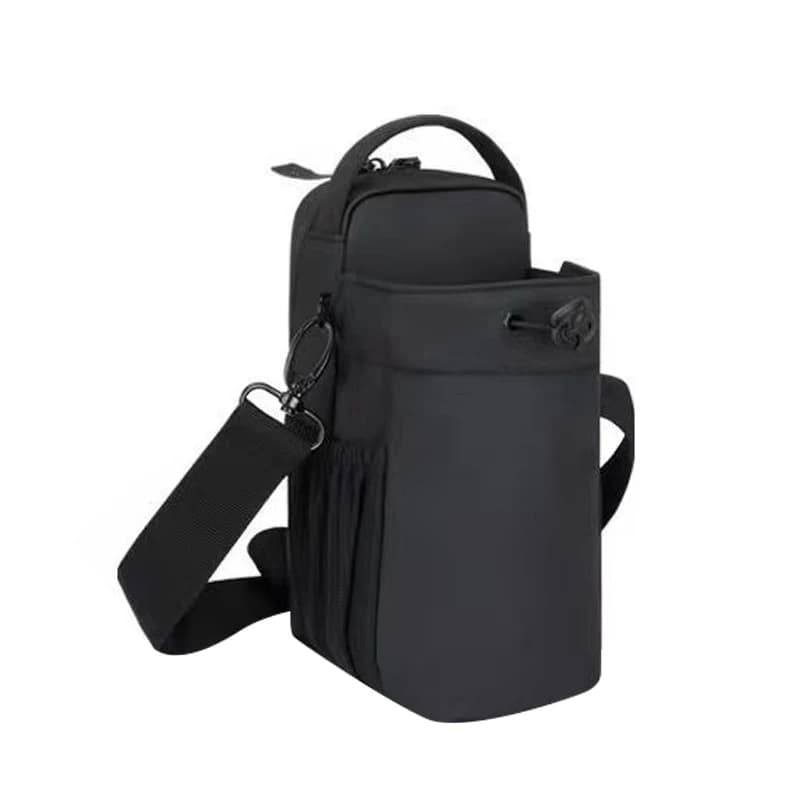 Fitness magnetic water bottle bag, crossbody bag for the gym, mobile phone and key 3-magnet storage bag