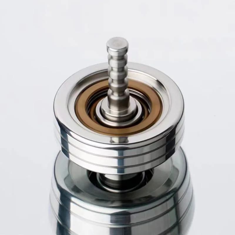 2 in 1 giroscopio Spinner in acciaio inossidabile antistress in metallo Trottola Ansia Agitarsi Giocattoli Adulti Bambini Juguetes Antiestrés