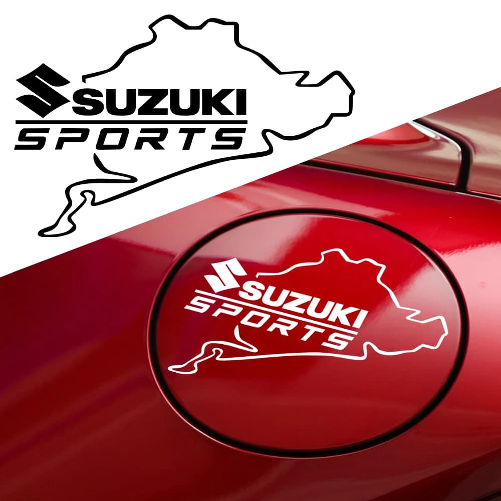 Auto Car Fuel Tank Carpet Reflective FAI FROM TE Decalcomanie Accessories For Suzuki Vitara Swift Ignis Kizashi SX4 Baleno Ertiga 2016 2017 2018