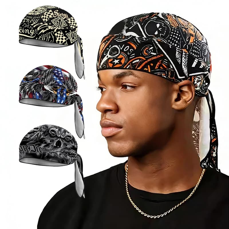 Cappello da Ciclismo Estivo Stile Pirata, Asciugatura Rapida, Leggero, Unisex, Protezione Solare per Sport e Escursionismo
