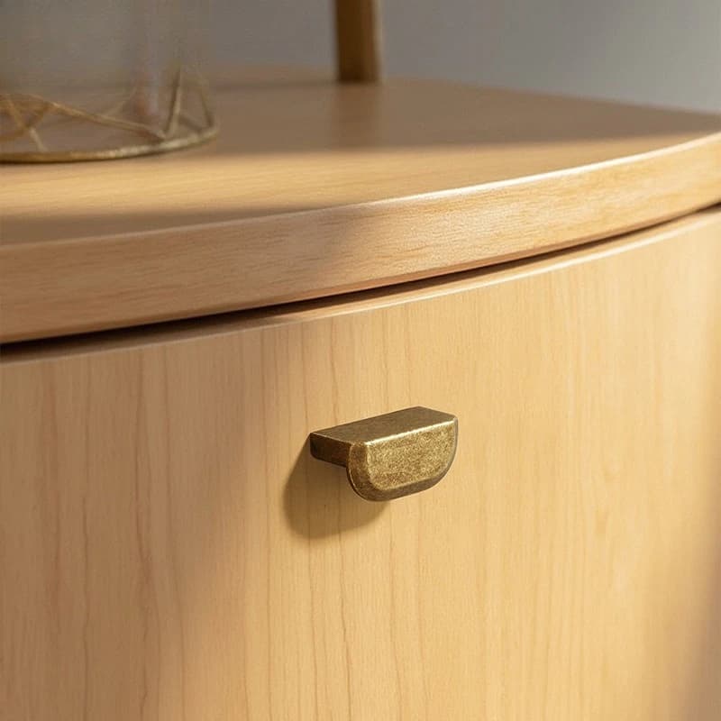 Maniglie per porte dell'armadio in bronzo antico Maniglie scandinave in lega di zinco solida in colore bronzo antico per armadi e cassetti