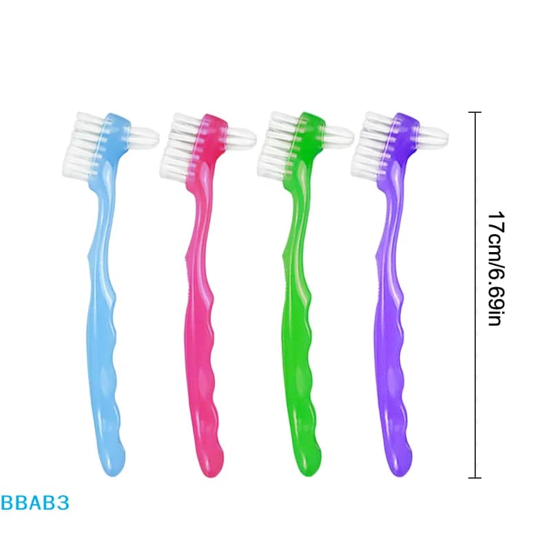 laB la1/5 pieces Double-sided toothbrush, invisible cleaning brush, for men and women, fake toothbrush, oral cleaning tools