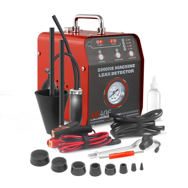 SD406 12V Macchina per l'ispezione del fumo automobilistica Rilevatore di perdite di fumo per auto Circuito elettronico diagnostico per camion 1 anno di garanzia