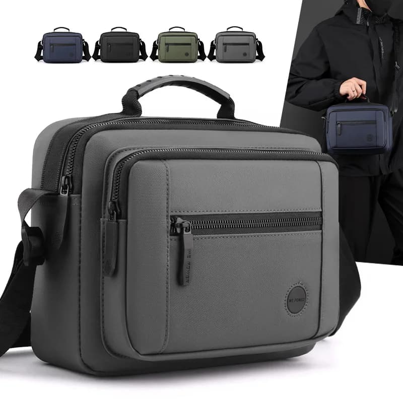 Fashion Casual Men's Bag High Quality Nylon Man's Messenger Bags Stylish Elegant Horizontal Style Men's Handbag Shoulder bag Sac