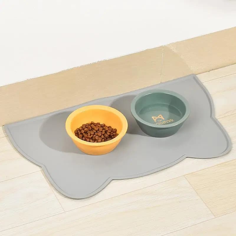 Tappetino per cani gatto cibo antiscivolo a prova di perdite tappetino in silicone per animali domestici ciotola per alimenti cuscino per alimentazione per gatti cani accessori per animali domestici GDDM01