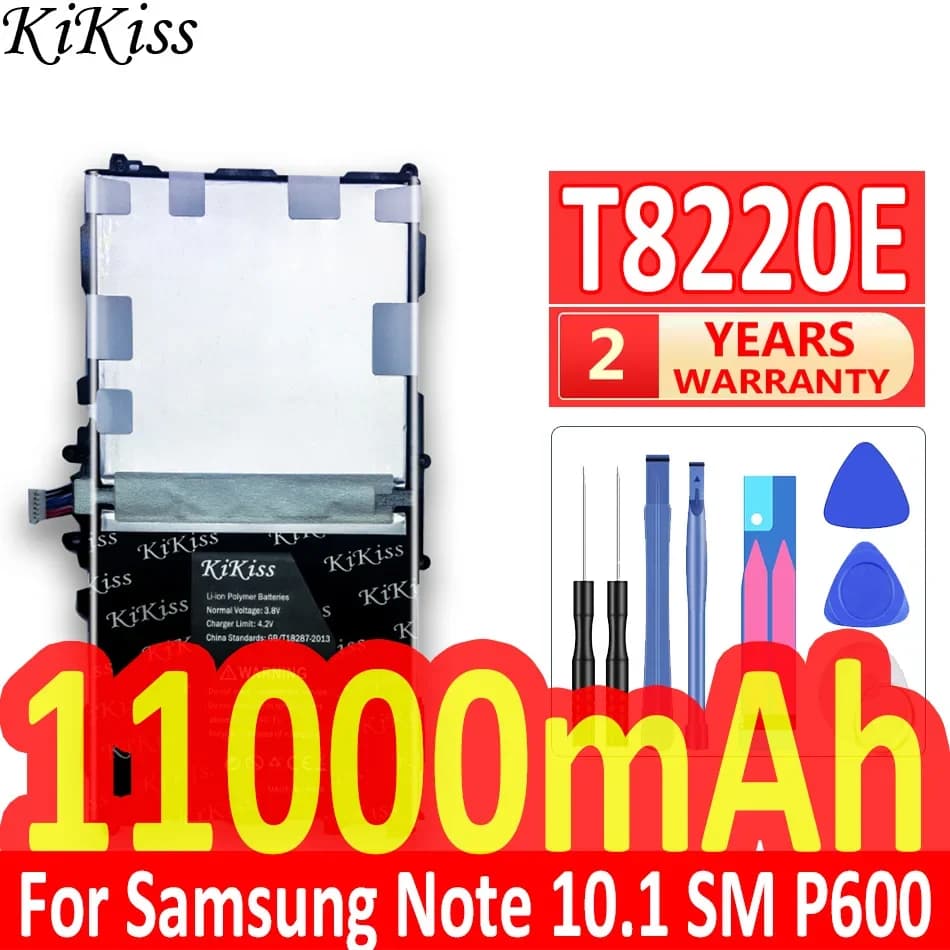 Batteria Tablet 11000mAh per Samsung GALAXY Note 10.1 SM P600 P601 P605 P607 T520 T525 P602 T8220E T8220C