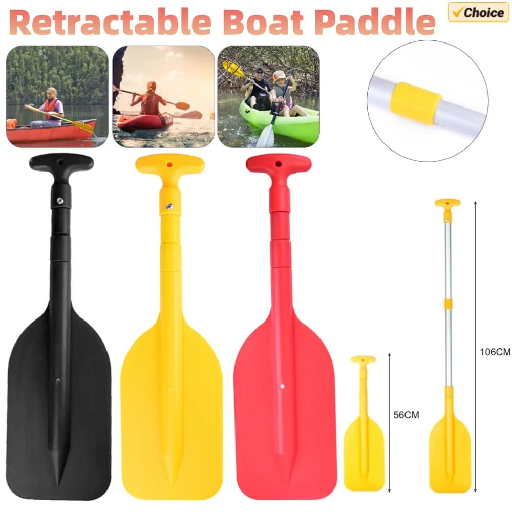 1/2 pezzi Stand Up Paddle Board Kayak Barca per il surf Tavola da surf Galleggiante Remo Retrattile Kayak Paddle Gonfiabile Canottaggio in alluminio