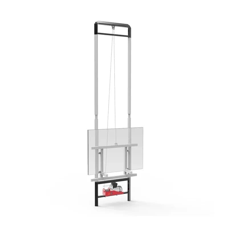Sollevatore Elettrico Portatile per Porte e Finestre in Vetro, Macchina per Sollevamento Pannelli Solari, Montacarichi per Materiali Fotovoltaici