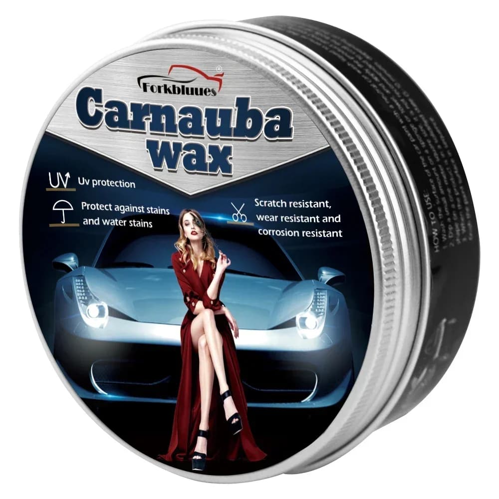 Set di placcatura in cristallo di cera per auto Rivestimento duro per la cura della vernice a cera per auto Lucidatore per auto per riparazione graffi minuscoli con accessori per auto in spugna