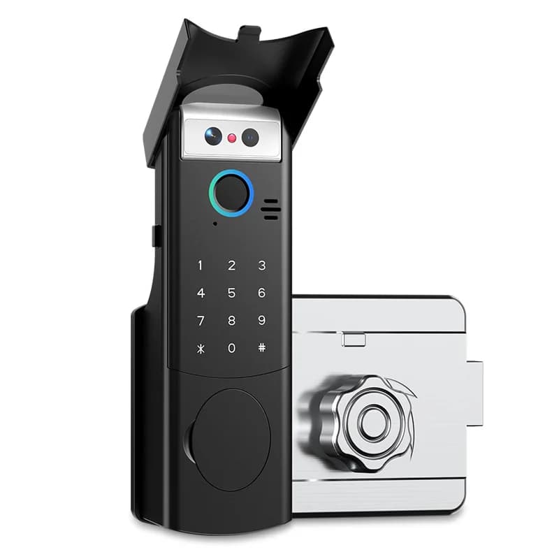 TUYA Smart Lock Wi-Fi 6 metodi di sblocco Volto automatico Impronte digitali Password Scheda Chiave Controllo app Batteria 1800mAh per la casa