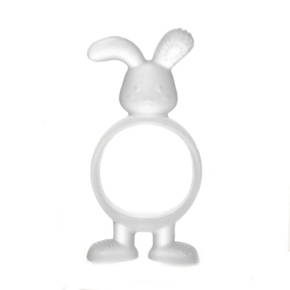 Nuovi guanti per massaggiagengive in silicone Rrabbit impugnatura da allenamento lavabili per bambini giocattoli per la dentizione massaggiagengive portatile per neonati