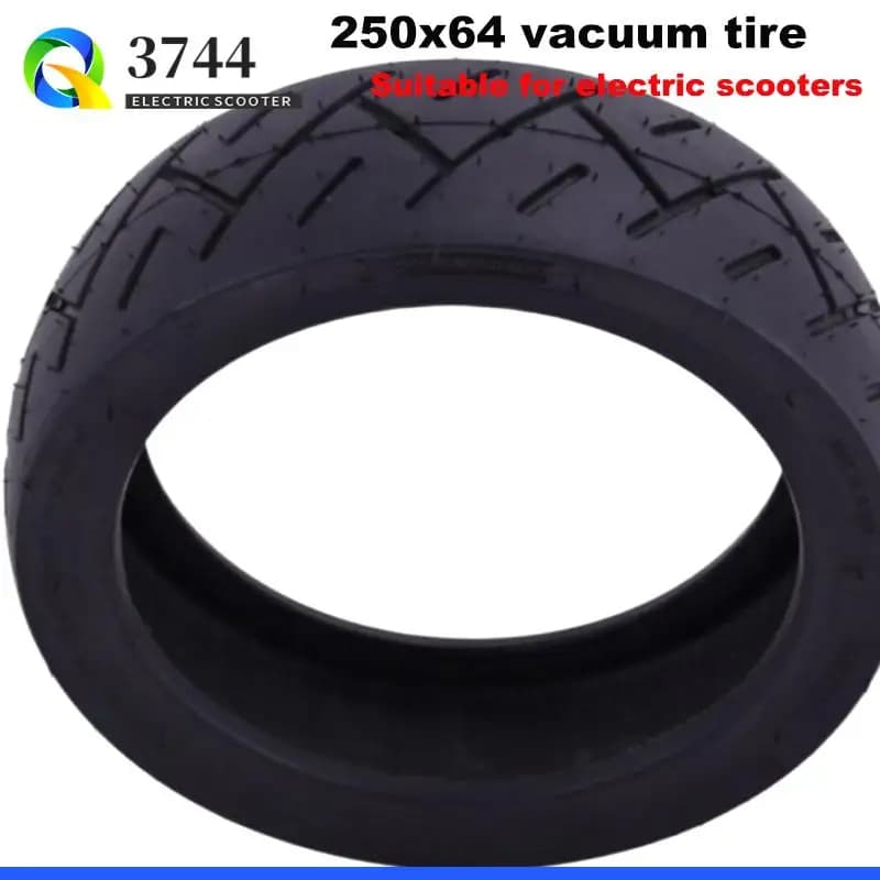 Electric Scooter 250x64 Vacuum Tire Replacement Part, Designed for Off-Road Only