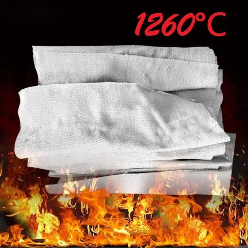 2mm 3mm 5mm 7mm Spessore 1260 C Coperta di protezione antincendio Panno in fibra ceramica Scorie di saldatura Isolamento termico ignifugo Larghezza 1M