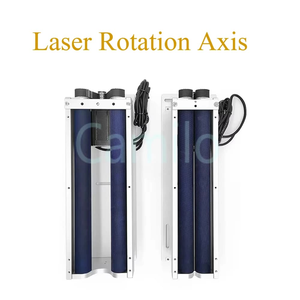 Portable Laser Engraver Y-axis Rotary Roller Engraving Module Laser Equipment Parts For Cylindrical Objects
