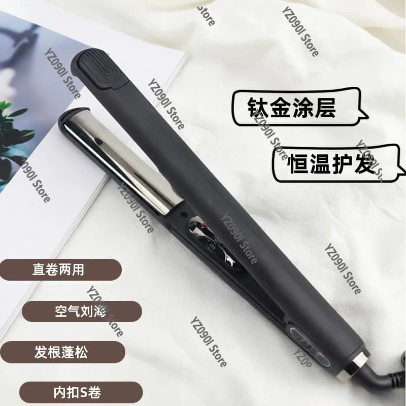 Bigodino 2 semicircular hair plate in 1 Fast heating styling tool at adjustable temperature