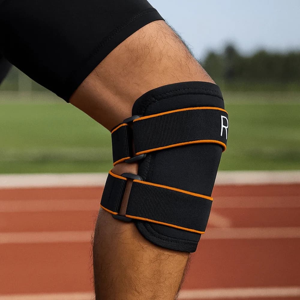 2 Supporti per Polpacci Sportivi, Protezioni Ergonomiche Regolabili per Gambe, Protezioni Traspiranti a Pressione per Ginocchia, Fitness