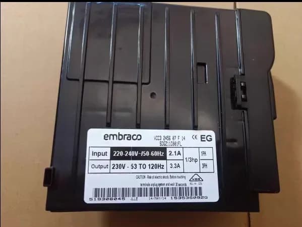 Adatto per frigorifero Embraco VCC32456 07 F14 EG, scheda di conversione di frequenza, scheda di controllo del compressore