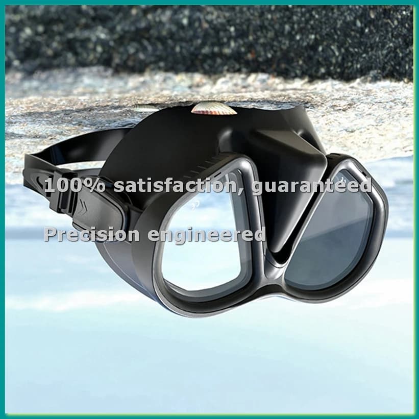 Free Diving Mask, Diving Equipment with Large Visive Field, Diving and Snorkeling Occhialini - ANKL