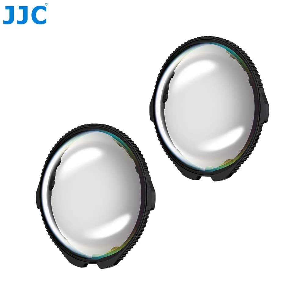 Protezione per Lenti JJC per Fotocamera Insta360 X5, Accessori, Copriobiettivo in Vetro Ottico HD per Lenti Anteriori e Posteriori, Multistrato