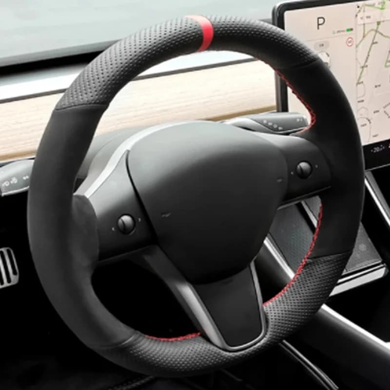Hand sewn non-slip suede braided car cover for Tesla Model S Y Model X Model 3 Car accessories