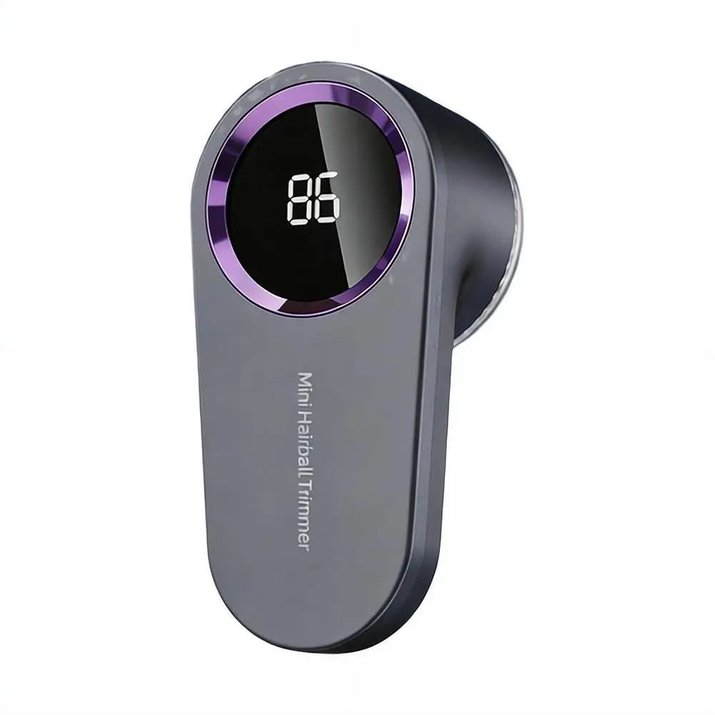 Levapelucchi Ricaricabile con Display LED Intelligente, Rasoio Elettrico Portatile per Vestiti e Tessuti, Ideale per Viaggi e Dormitori