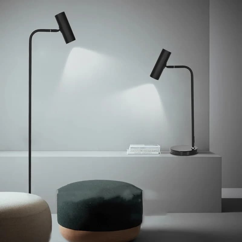 Lampada da terra per soggiorno minimalista nordico Faretto Decorazione Lampada da scrivania Lampada da lettura Studio Ufficio Illuminazione a LED Lampada da comodino