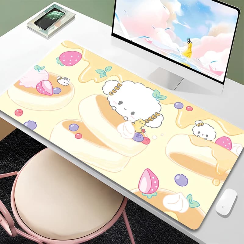Tappetino per mouse in gomma 90x40cm Cogimyun per ufficio, laptop, gamer, tastiera, mousepad, PC, computer, scrivania, gaming, idea regalo