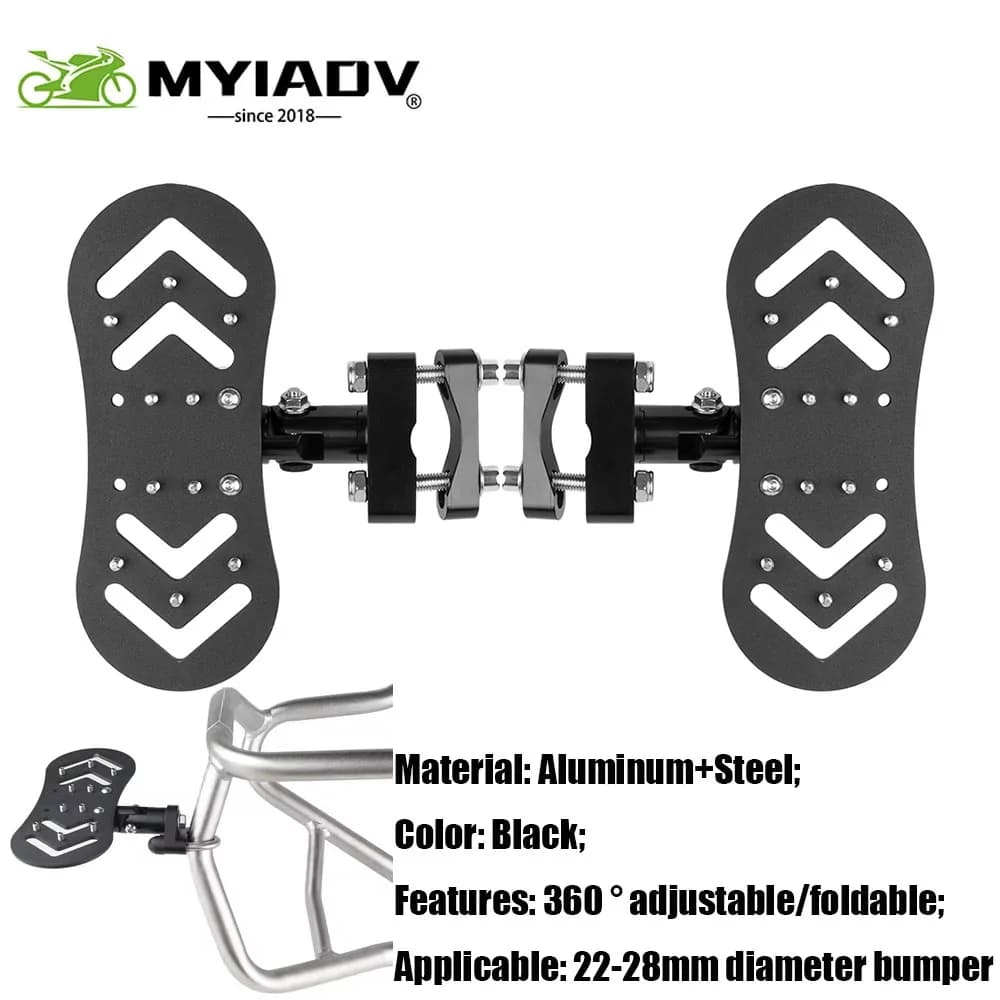 Poggiapiedi Pieghevole Lazystep per Moto GS1200 R1200GS LC, Pedane Pieghevoli per BMW R1250GS ADV Adventure R 1250 GS GSA