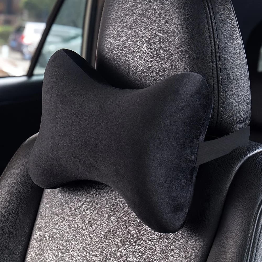 Breathable Memory Foam Car Seat Neck Support Pillow Ergonomic Head Rest Cushion For Long Drive Travel Sleep