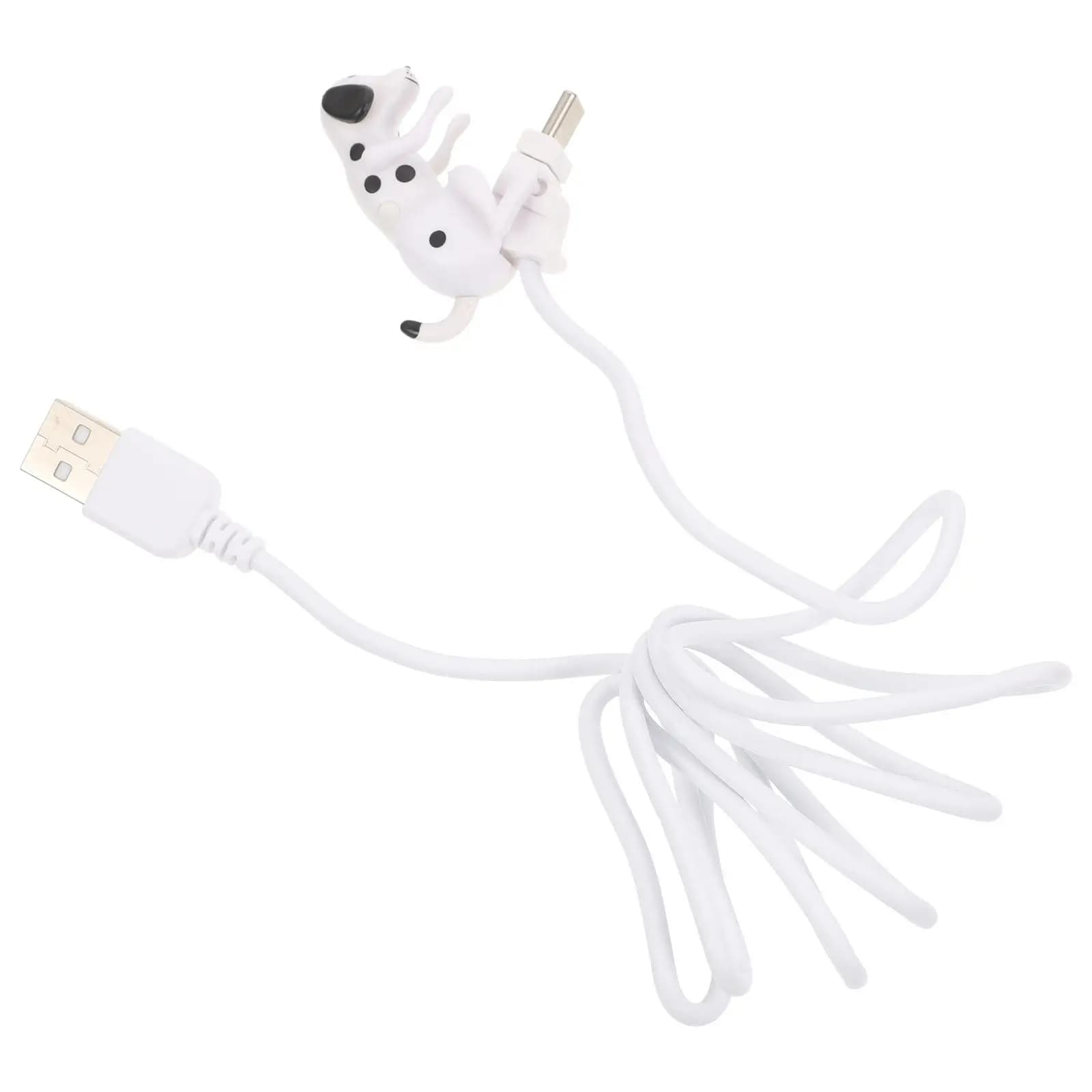 Caricabatterie per Telefono a Forma di Cane Divertente, Cavo di Ricarica USB-C Tipo C a Forma di Cucciolo