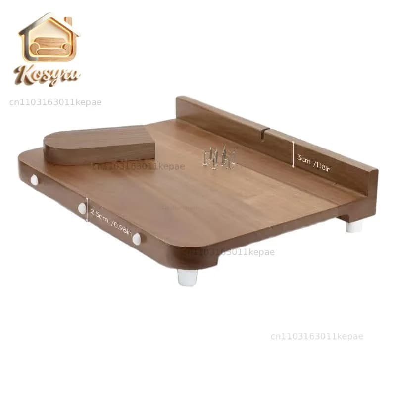 Tagliere in legno massello transfrontaliero per disabili, utensile da cucina per tagliare le verdure