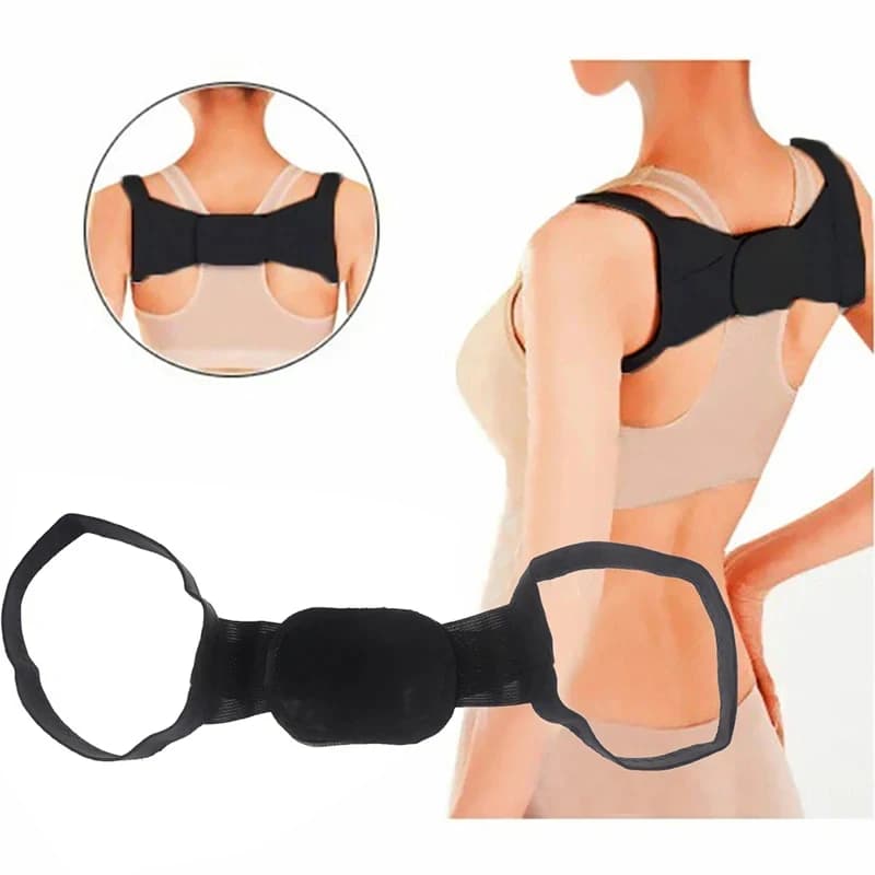 1-6pcs Adjustable Brace Support Belt Adjustable Back Posture Corrector Clavicle Spine Back Shoulder Lumbar Posture Correction