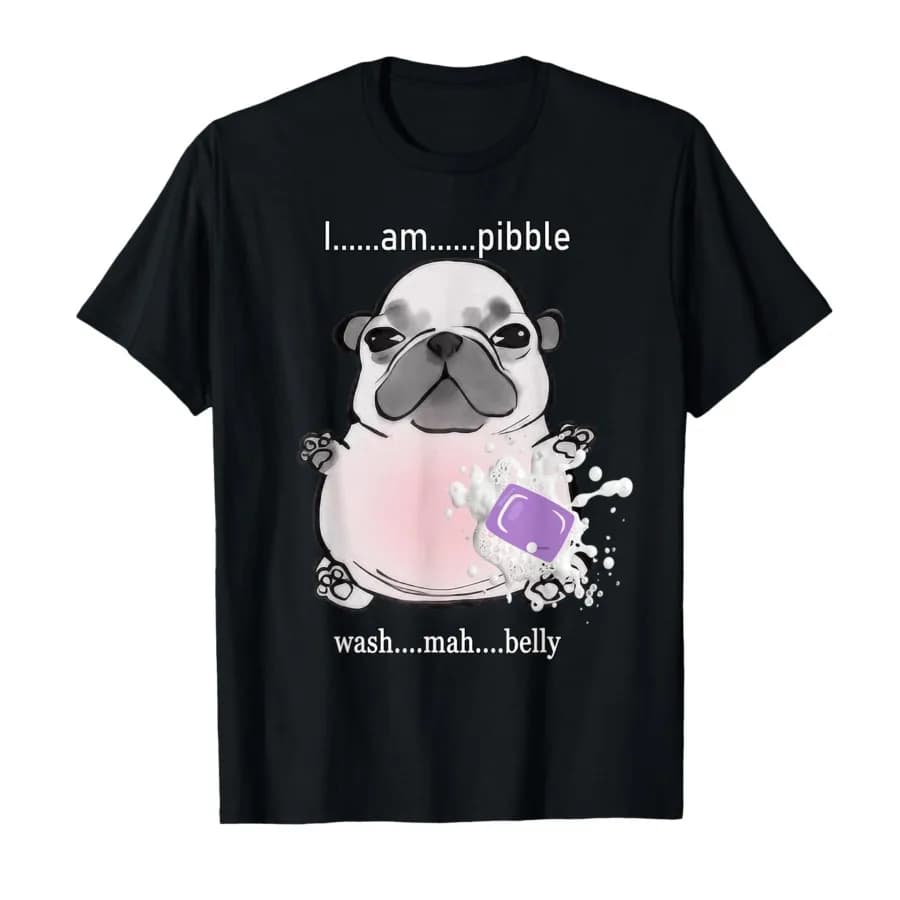 I Am Pibble Wash My Belly Pibble Meme Divertente Cane Brainrot T-shirt per le donne T-shirt Manica corta Top Abbigliamento donna Estate Y2K
