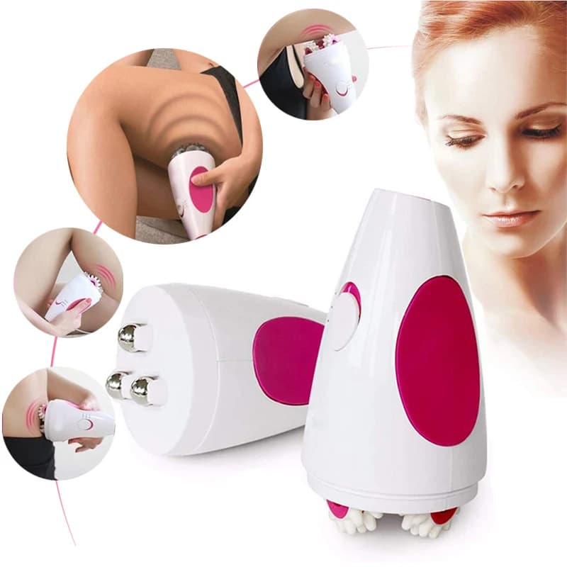 Massage Roller Machine For Losing Weight Exercise Abdominal 3D Electric Massage Infrared Handheld Slimming Tool For Full Body Relaxation