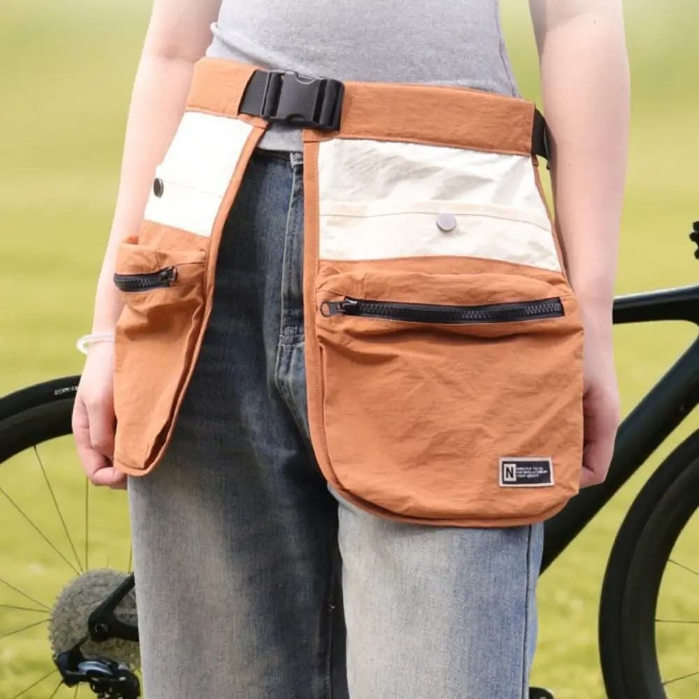 Nuova borsa da cintura portatile borsa da cintura impermeabile casual per attrezzi borsa multi-tasca tracolla regolabile borsa da donna per uomo