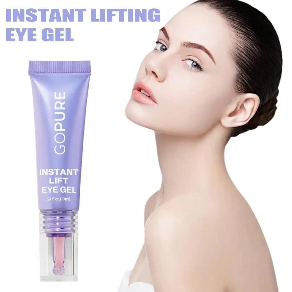Gopure Instant Lift Eye Gel Enriched With Collagen Essence - Firming & Brightening 72-Hour Hydration Reduces Dark Circles Wrinkl