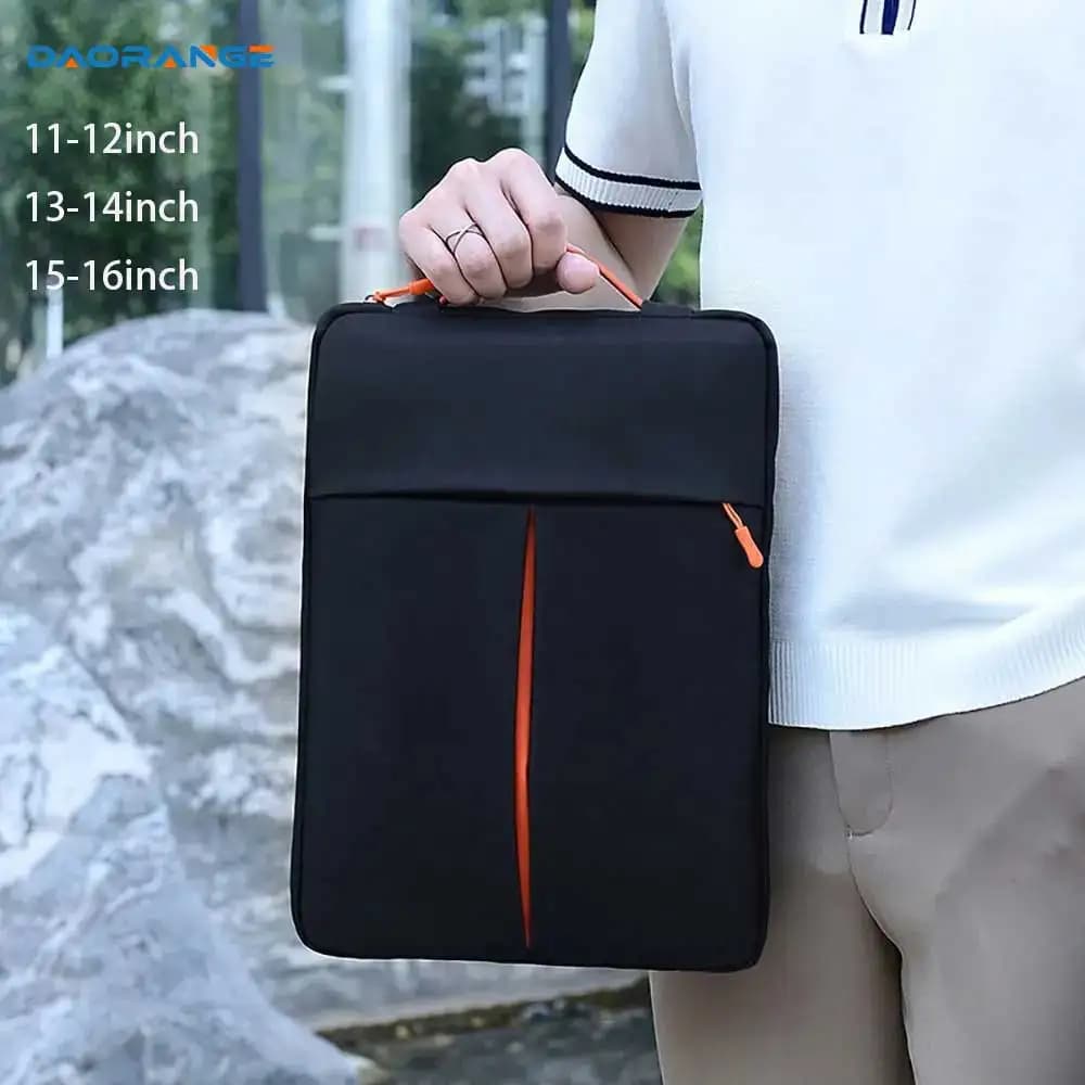 Borsa per laptop da 13/15/16 pollici Custodia per Ultrabook Custodia per computer portatile Custodia da lavoro antiurto per Apple/Lenovo