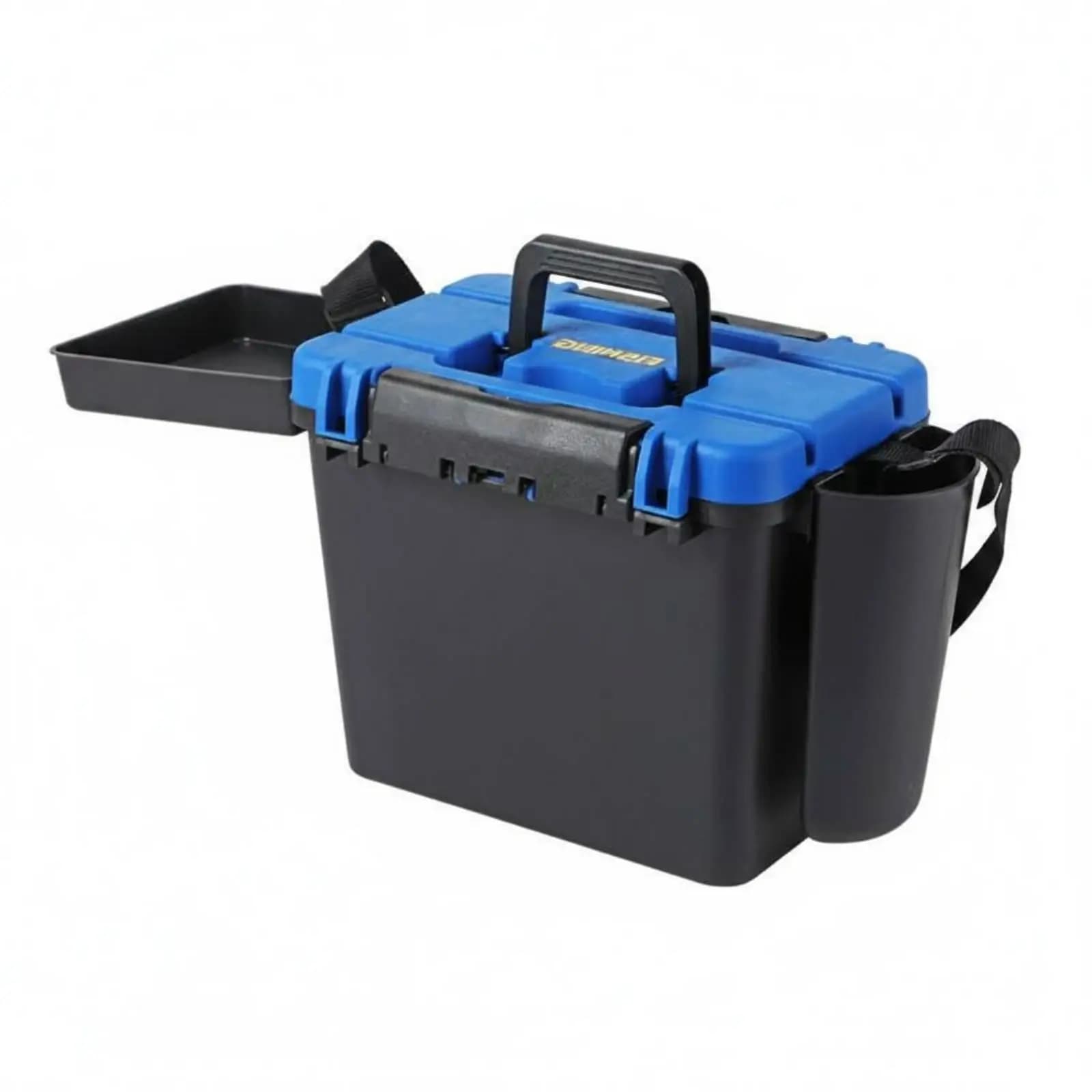Fishing Storage Container Durable Plastic Tackle Box with Handle for Lake River Fishing Accessories
